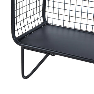 Stående hylde Volda metal 90x50x19 cm [en.casa].