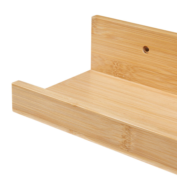 Væghylde sæt Gildeskål sæt af 3 40x13x7cm bambus [en.casa].
