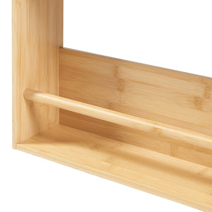 Væghylde Hareid 80x60x12cm bambus [en.casa].