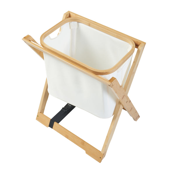 Hattfjelldal picnicbord 53x48x32cm bambus [en.casa].