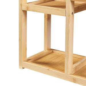 Badeværelseshylde Höör 42x37x17 cm bambus [en.casa].