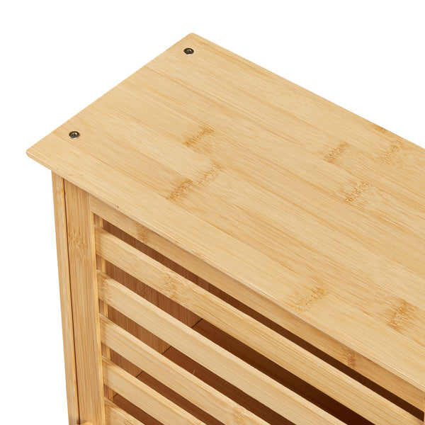 Badeværelsesskab Järfälla 55x37x16 cm Bambus [en.casa]