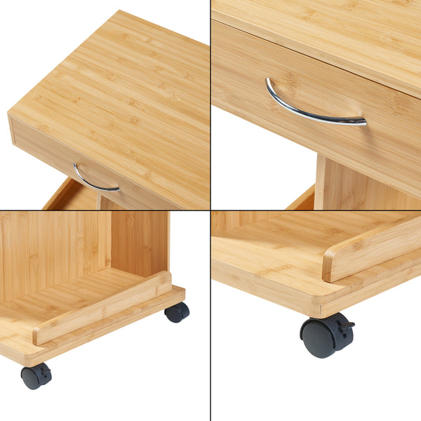 Jokkmokk rullebord 56,5x43x43 cm bambus [en.casa].