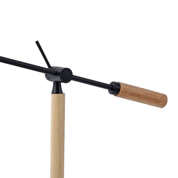 Watford bordlampe sort/træfarver [lux.pro].