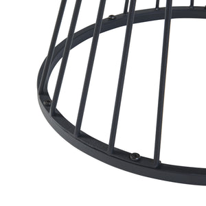 Sidebord Fossbergom sort/eg-look [en.casa].
