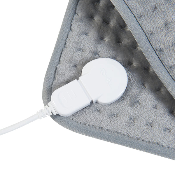 Elektrisk varmepude Borrello 100W 65x45cm Grå [en.casa].