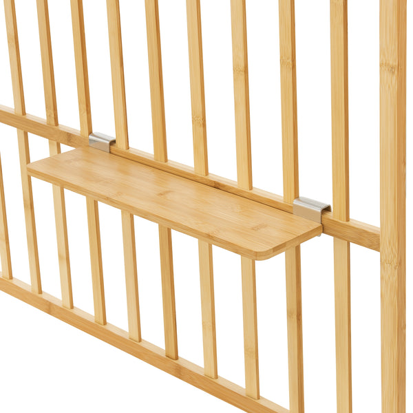 Væghylde Røst 120x80x13cm Bambus [en.casa]