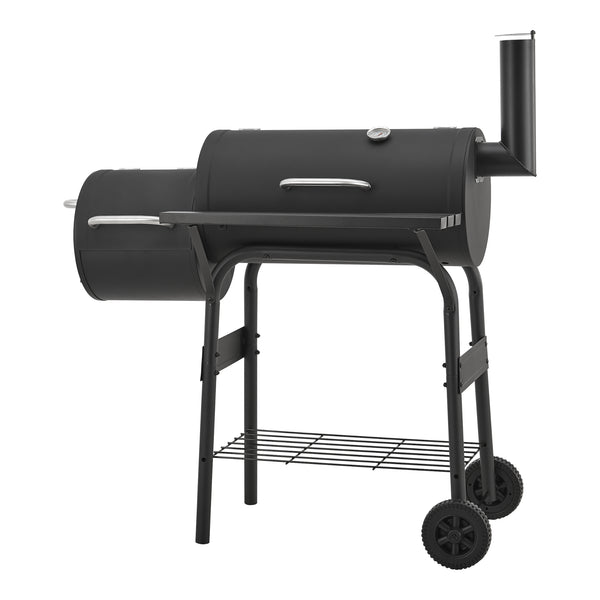 Ryge- og grillvogn Arielli 115x110x64cm sort [casa.pro].