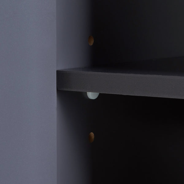 Højt skab Overath 160x30x30cm Grå [en.casa]