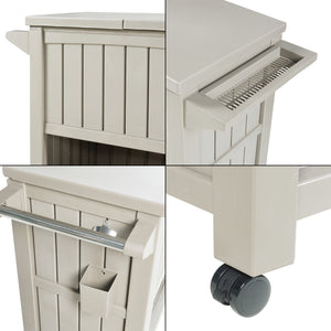 Udendørs kølevogn Arsita 102x47x87 cm Beige [casa.pro]