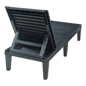 Solseng Ateleta 172x58 cm sort [casa.pro].