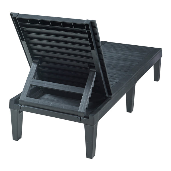 Solseng Ateleta 172x58 cm sort [casa.pro].