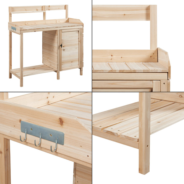 Plantbord Alessano fyrretræ [casa.pro]