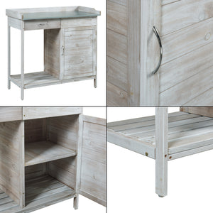 Plantbord Aliano Fyrretræ Grå [casa.pro]