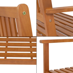 Havnebænk Canzano 120x58x90 cm [casa.pro]