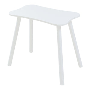Panjang-børnesiddegruppe med bamsedesign hvid [en.casa].