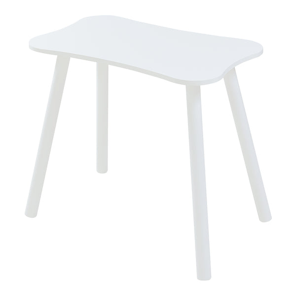 Panjang-børnesiddegruppe med bamsedesign hvid [en.casa].
