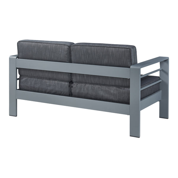 Udendørs bænk med bord Avise Aluminium [casa.pro]