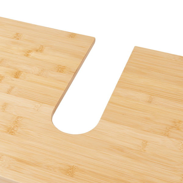 Boksereys 60x100x35 cm underskab i naturlig bambus [en.casa]