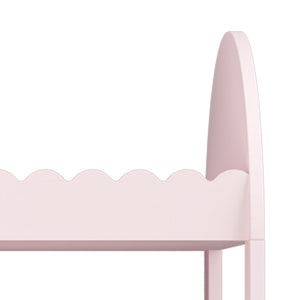 Børnegarderobe Vestnes med spejl 100x94x38 cm Cotton Candy [en.casa]