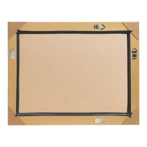 Vægspejl Punkalaidun i barokstil 80x60 cm guldfarvet [en.casa]
