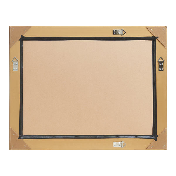 Vægspejl Punkalaidun i barokstil 80x60 cm guldfarvet [en.casa]