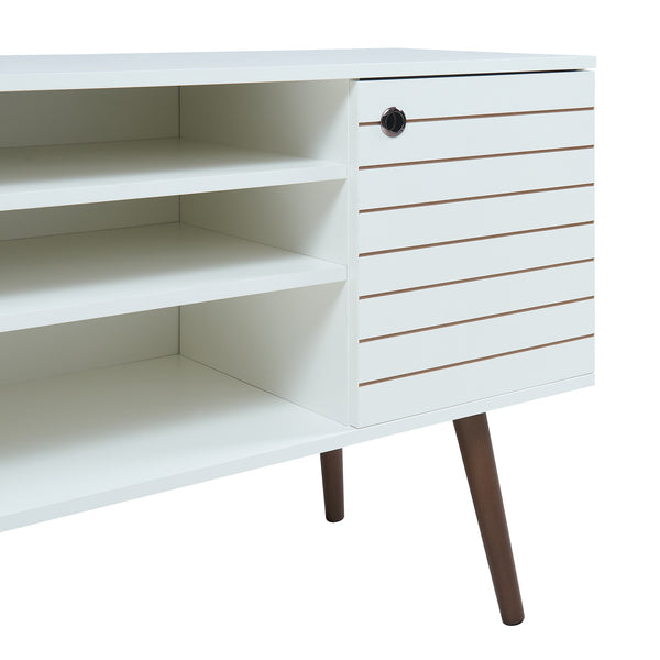 TV-skab Vare 130x40x66 cm hvid [en.casa]