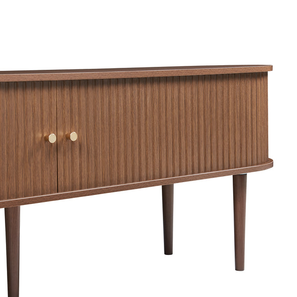 TV-skab Mapia 166x40x55 cm i valnøddetræ [en.casa]
