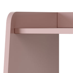 Børnegarderobe Vestnes 90x80x38 cm Cotton Candy/White [en.casa]