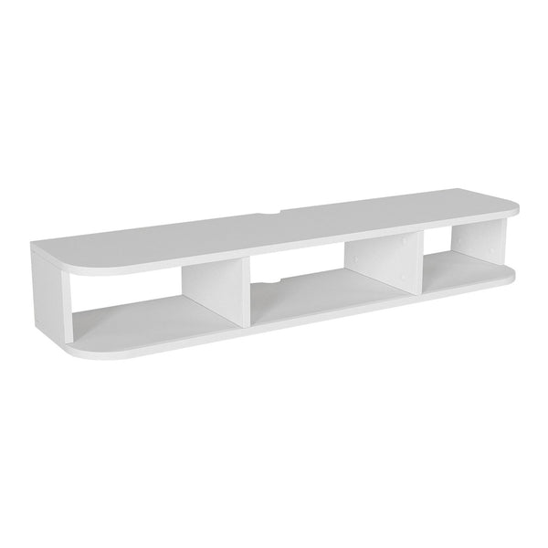 Hængende tv-lowboard Oundsvas 120x30x19 cm Hvid [en.casa]