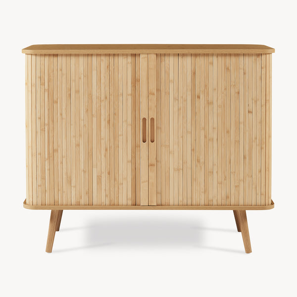 Skab ved siden af Nordkapp 100x40x80 cm bambus [en.casa]