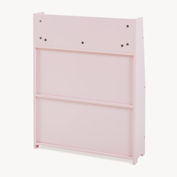 Børnebøgerreol Virer 78x60x18 cm Rosa [en.casa]