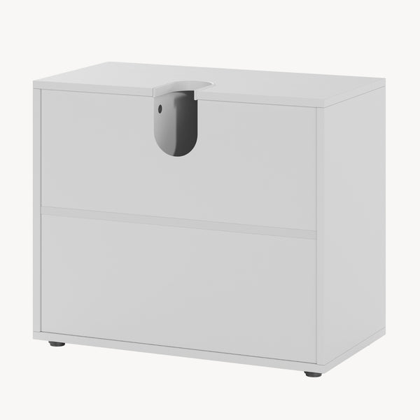 Vaskeskab Kulaik 51x60x32 cm Hvid [en.casa]