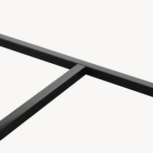 Garderobestativ Norjad 160x80x41 cm Metal Sort [en.casa]