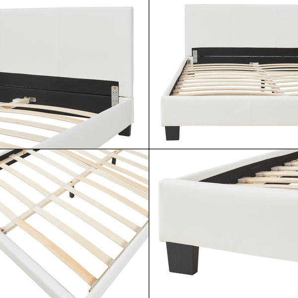 Corium® Dobbeltseng Barcelona - 200x140cm - hvid
