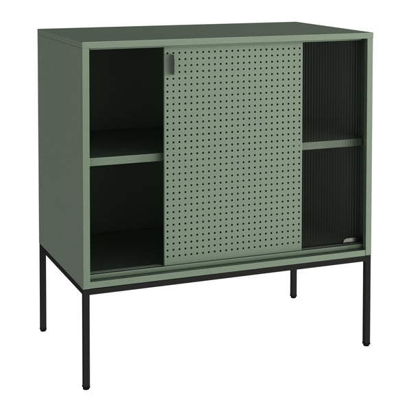 Skænk Eidsvoll 80x45x85cm grøn [en.casa].