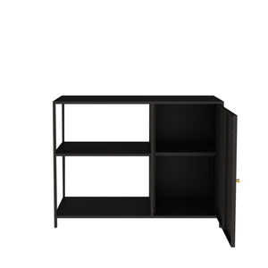 Skabereol Viitasaari Metal Sort [en.casa]