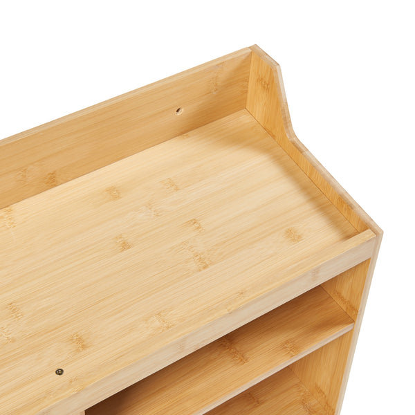 Værktøjsholder Gjemnes 86x25x45 cm bambus [en.casa].