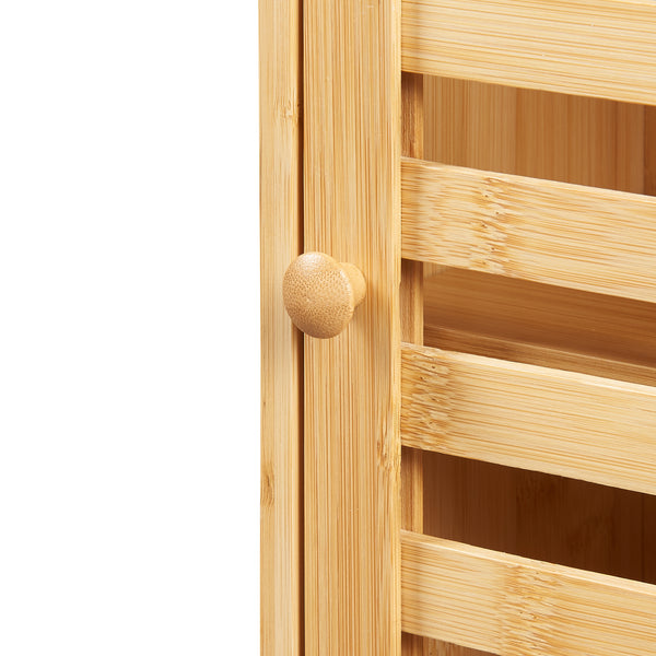 Badeværelsesskab Järfälla 55x37x16 cm Bambus [en.casa]