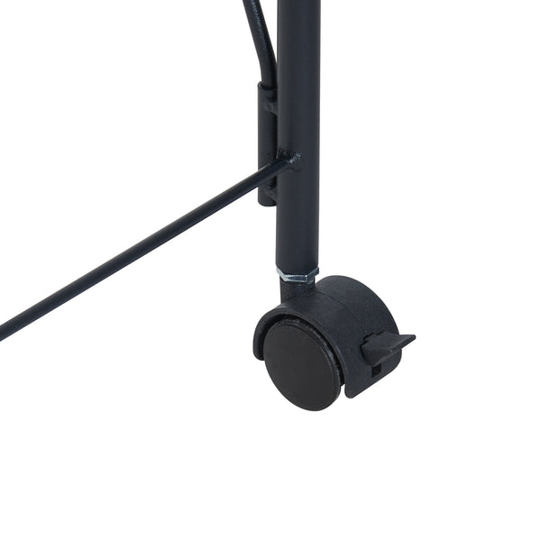 Serveringsvogn Austrheim 73x50x33cm sort [en.casa].