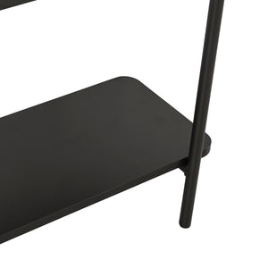 Vægknagerække Bremanger 162x60x26cm sort [en.casa].