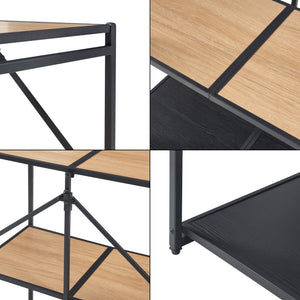 Foldehylde Telemark 81x68x38 cm sort/eg-look [en.casa].