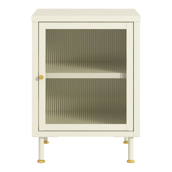 Sideskab Lindau 56x40x40 cm cremehvid [en.casa]