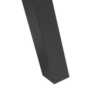 Bordstel 2 stk. sæt Mariager 42x40cm Sort [en.casa]