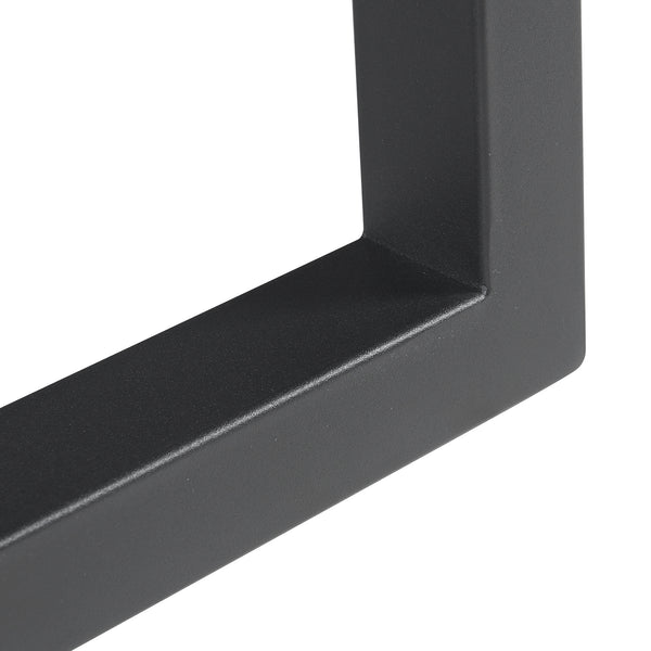 Bordstel 2 stk. sæt Lunderskov 35x50cm Sort [en.casa]