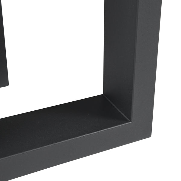 Bordstel 2 stk. sæt Marstal 42x40cm Sort [en.casa]