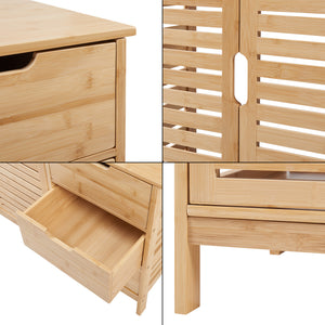 Boksereys 60x100x35 cm underskab i naturlig bambus [en.casa]