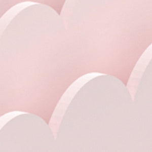 Børnehylde Vestnes 48x61x30 cm Cotton Candy/White [en.casa]