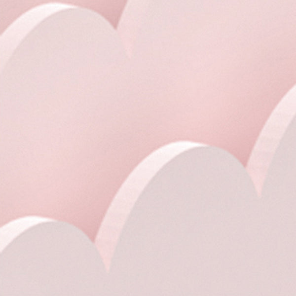 Børnehylde Vestnes 48x61x30 cm Cotton Candy/White [en.casa]