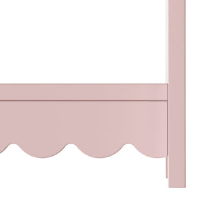 Børnegarderobe Vestnes 90x80x38 cm Cotton Candy/White [en.casa]